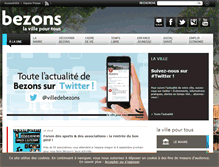Tablet Screenshot of mobile.ville-bezons.fr